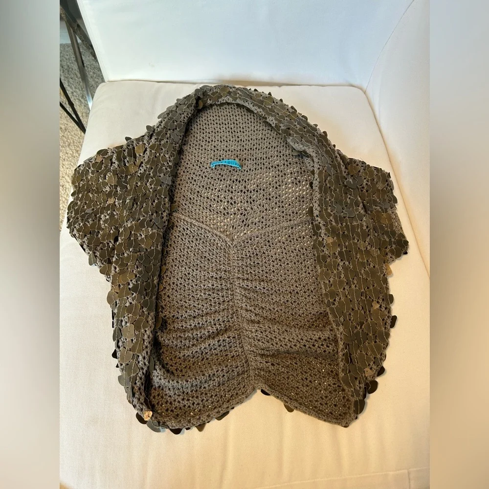 Alice + Olivia metal sequin shrug - Picture 6 of 14